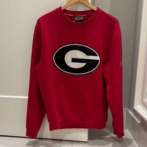 University of Georgia UGA Sweatshirt - Men’s Medium Red & Black Bulldogs